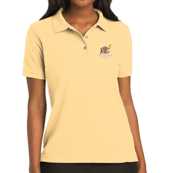 WBU Full Color Embroidered Logo - Ladies Silk Touch Polo Thumbnail