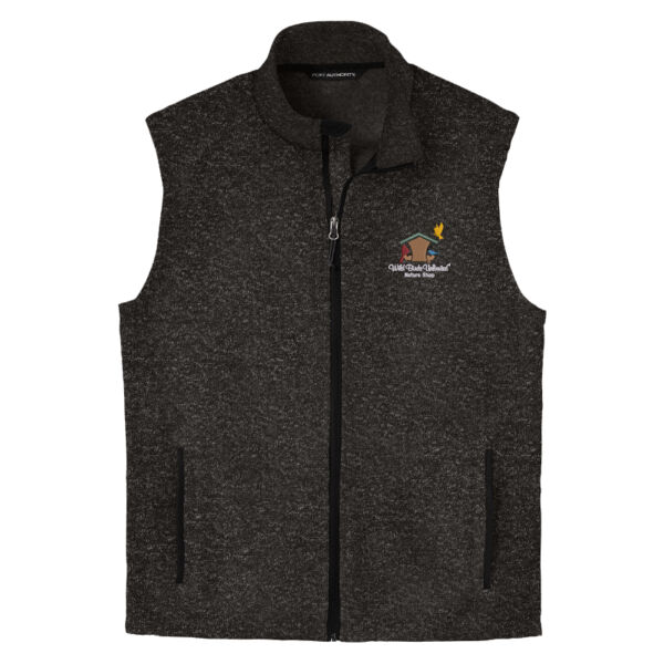WBU Full Color Embroidered Logo - Sweater Fleece Vest Thumbnail