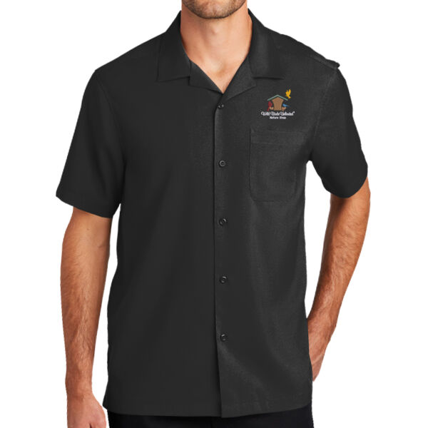 WBU Full Color Embroidered Logo - Short Sleeve Performance Staff Shirt Thumbnail