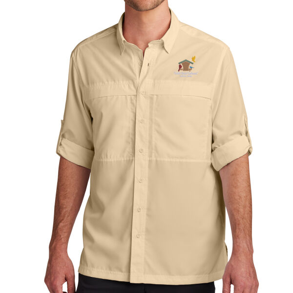 WBU Full Color Embroidered Logo - Long Sleeve UV Daybreak Shirt Thumbnail