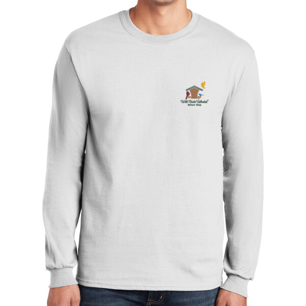 WBU Full Color Embroidered Logo (Green Text) - Ultra Cotton ® 100% US Cotton Long Sleeve T Shirt Thumbnail