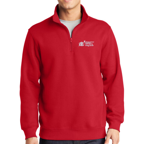 Save the Songbirds Embroidered Logo - 1/4 Zip Sweatshirt Thumbnail