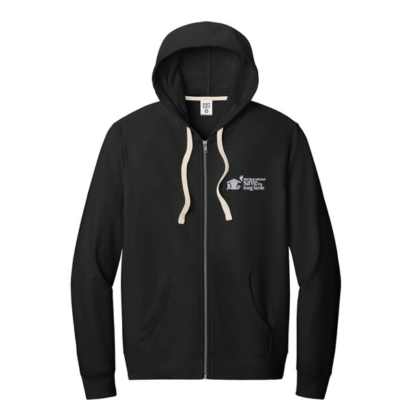 Save the Songbirds Embroidered Logo - Recycled Fleece Full Zip Hoodie Thumbnail