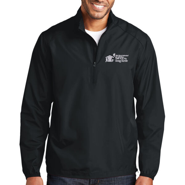 Save the Songbirds Embroidered Logo - Zephyr 1/2 Zip Pullover Thumbnail