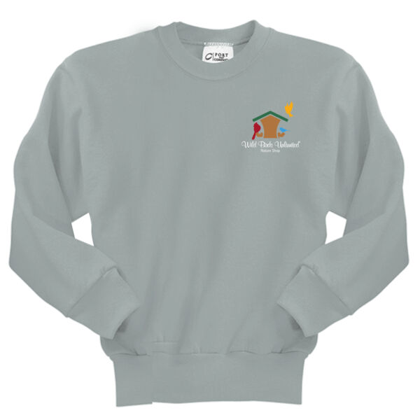 WBU Full Color Printed Logo - Youth Core Fleece Crewneck Sweatshirt Thumbnail