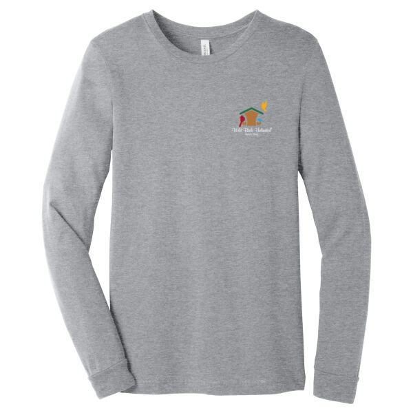 WBU Full Color Printed Logo - Unisex Heather CVC Long Sleeve Tee Thumbnail