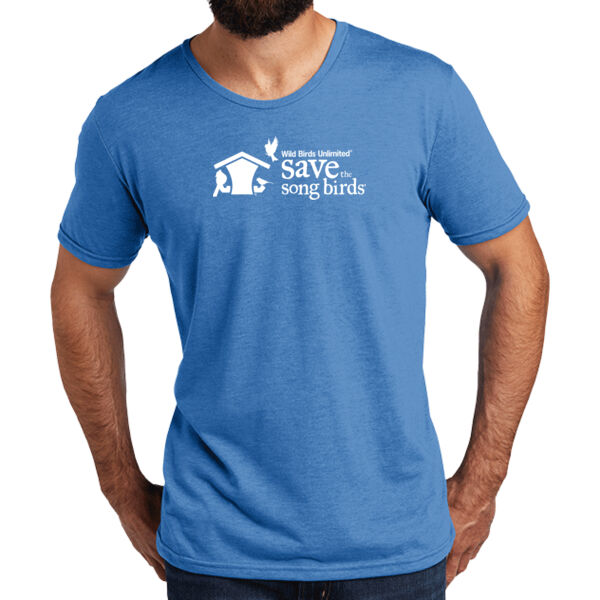 Save the Songbirds Printed Logo - Unisex Tri Blend Tee Thumbnail