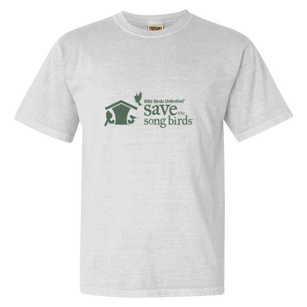Save the Songbirds Printed Green Logo - Heavyweight Ring Spun Tee Thumbnail