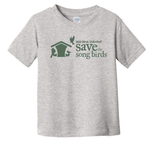 Save the Songbirds Printed Green Logo - Toddler Fine Jersey Tee Thumbnail