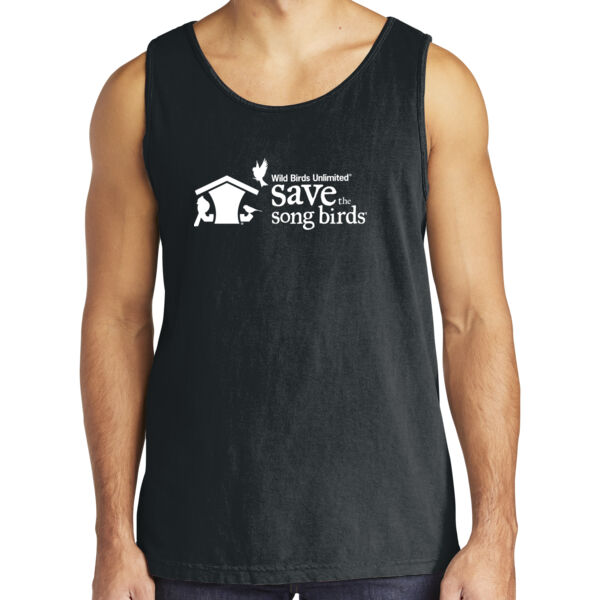 Save the Songbirds Printed Logo - Heavyweight Ring Spun Tank Top Thumbnail