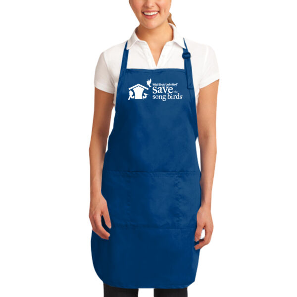 Save the Songbirds Printed Logo - Easy Care Full Length Apron with Stain Release Thumbnail