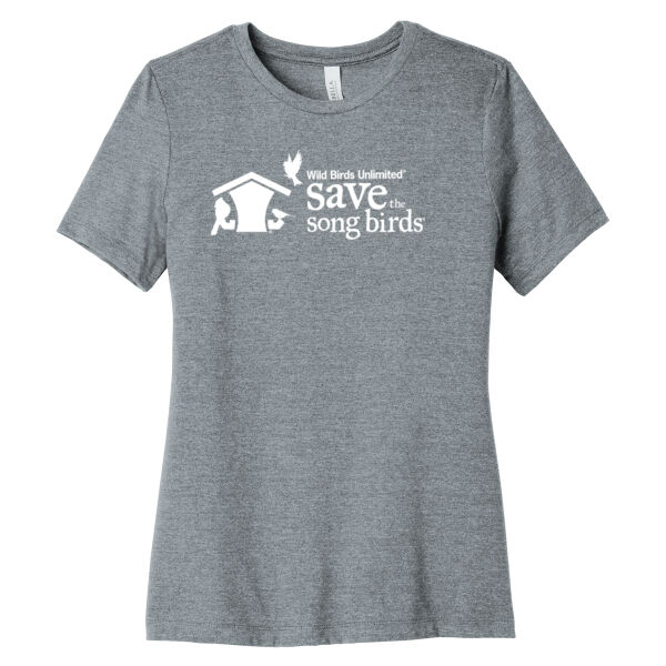 Save the Songbirds Printed Logo - Women's Relaxed CVC Tee Thumbnail