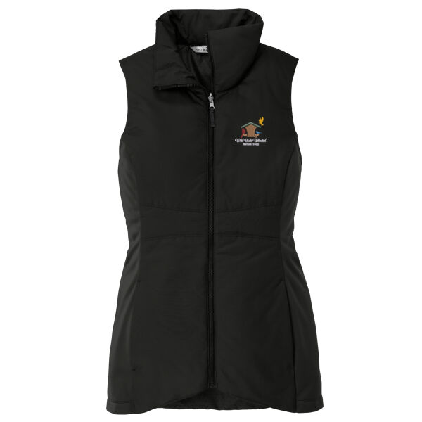 WBU Full Color Embroidered Logo- - Ladies Collective Insulated Vest Thumbnail
